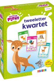 Letterplons tweeletterkwartet